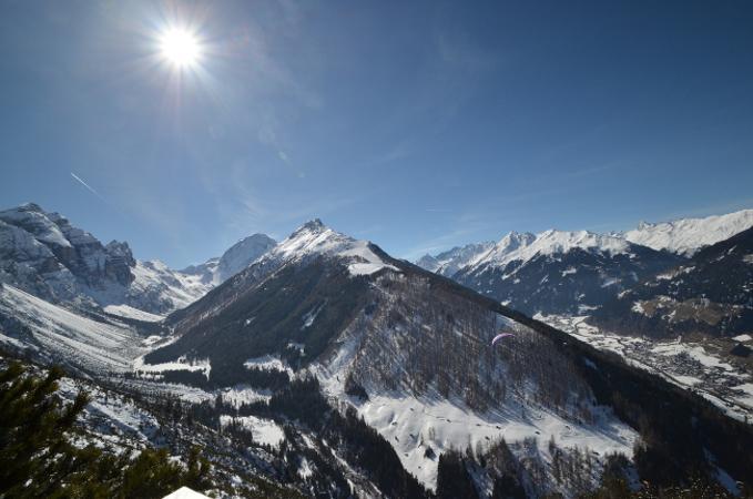 Pension Kirchbrugger Telfes im Stubai Bagian luar foto